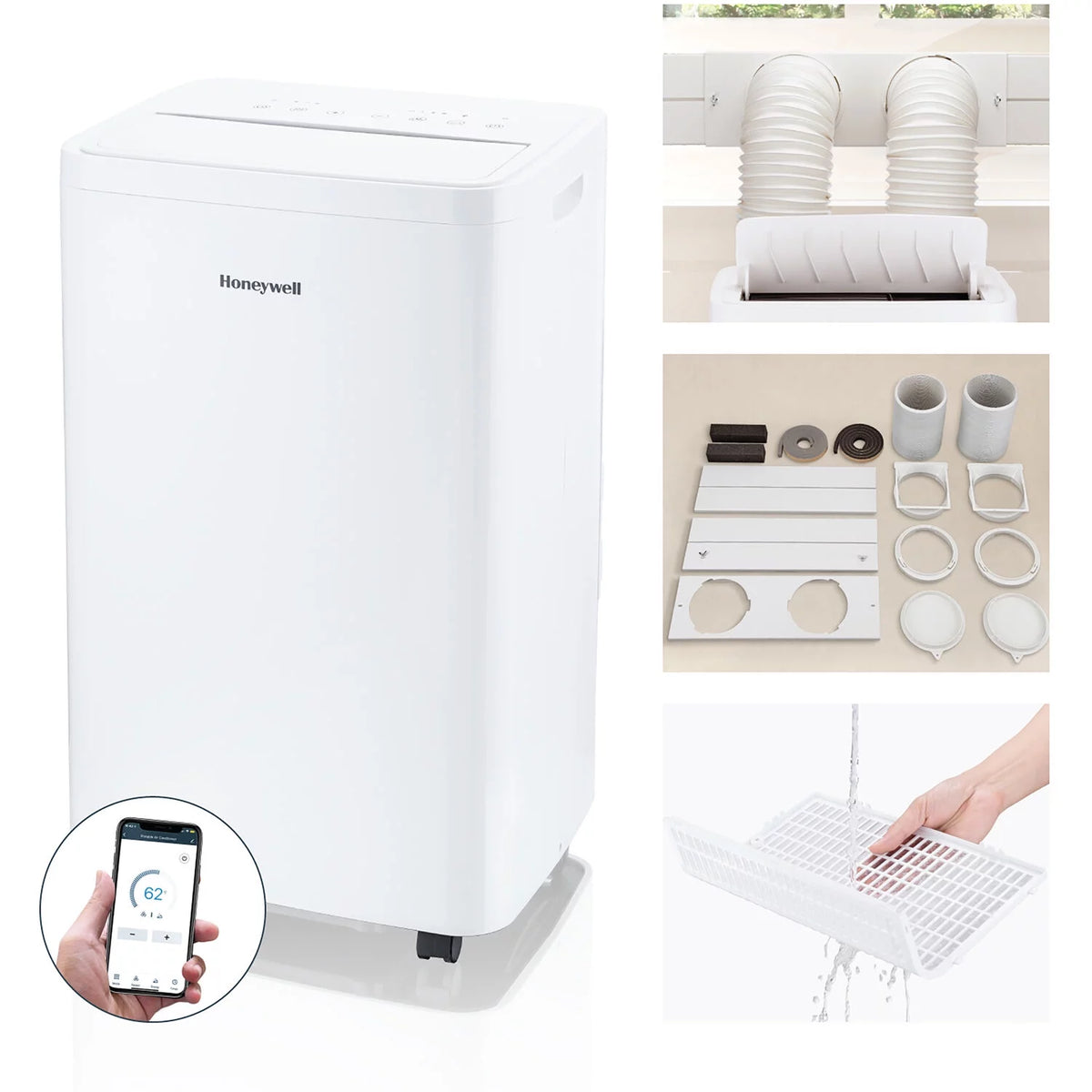 14,500 BTU Dual Hose Smart Portable Air Conditioner Q947