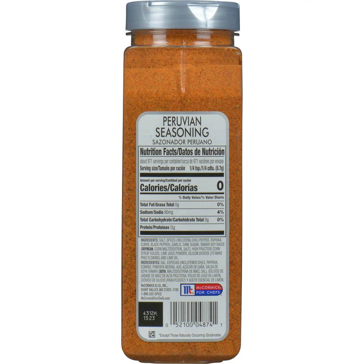 Peruvian Seasoning 24 Oz T8372