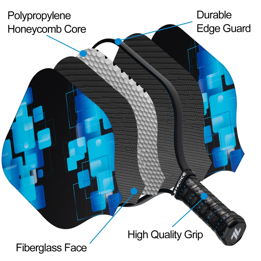 8oz Fiberglass Pickleball Paddles Set of 4 Z64602