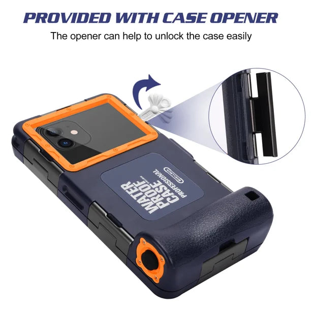 Waterproof Protective Case for Samsung Galaxy F62 and Phones Up to 6.9 Inch with Lanyard V5562