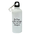 White Aluminum Sports 20 oz Water Bottle S764007