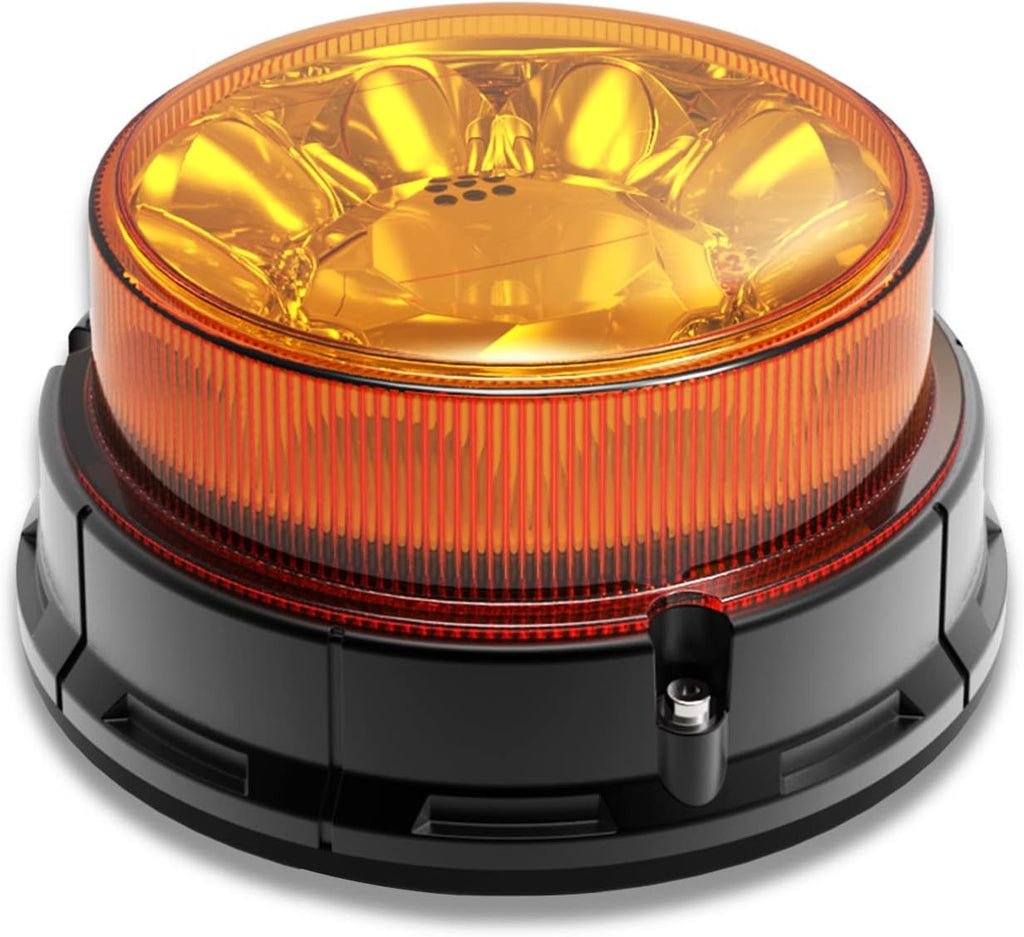 Class II LED Beacon Light 6.6", 80W Automatic Warning Lights, Pack of 2 J3437