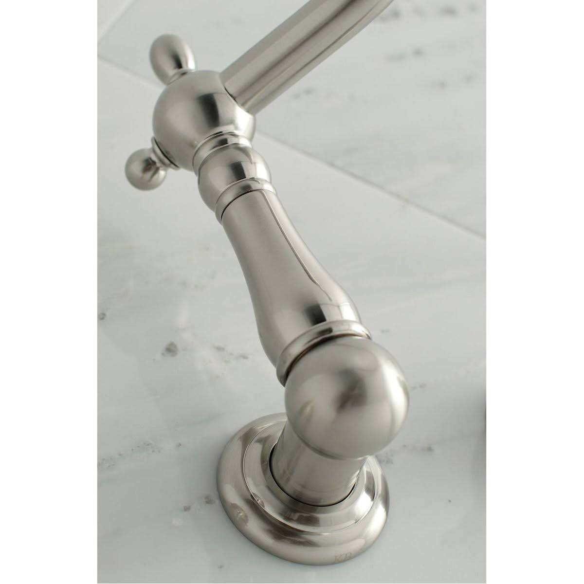 Polished Nickel Wall Mount Tub Filler W424