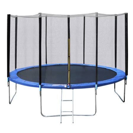 14ft Trampoline with Safety Enclosure Net Q27742