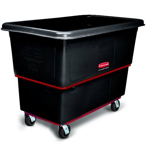 Black 400lb Cap Metal Frame Cube Truck V5052