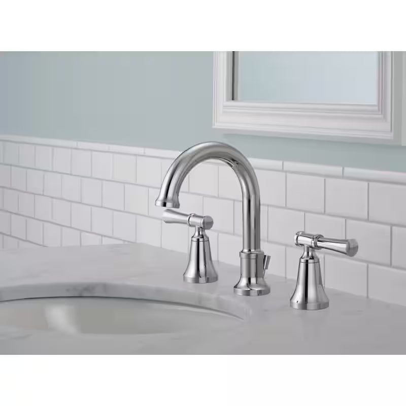 2-Handle Widespread Bathroom Faucet in Chrome A820182