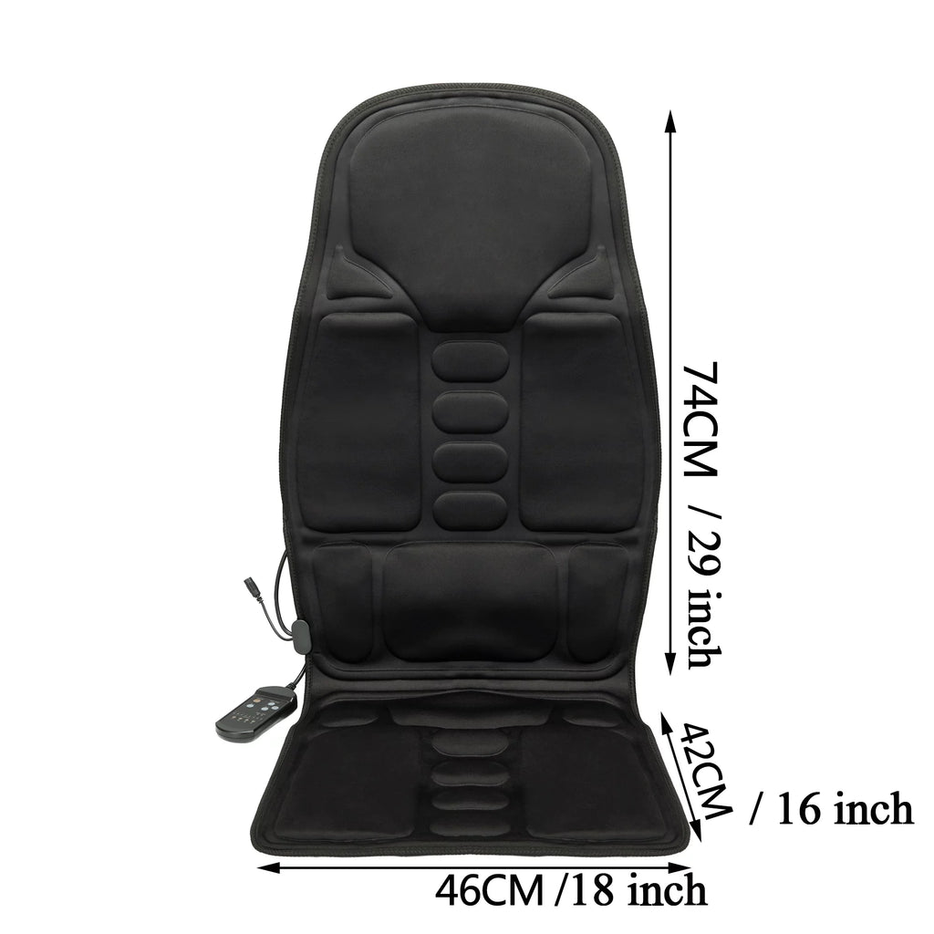 8 Vibrating Heated Massage Seat Cushion T205