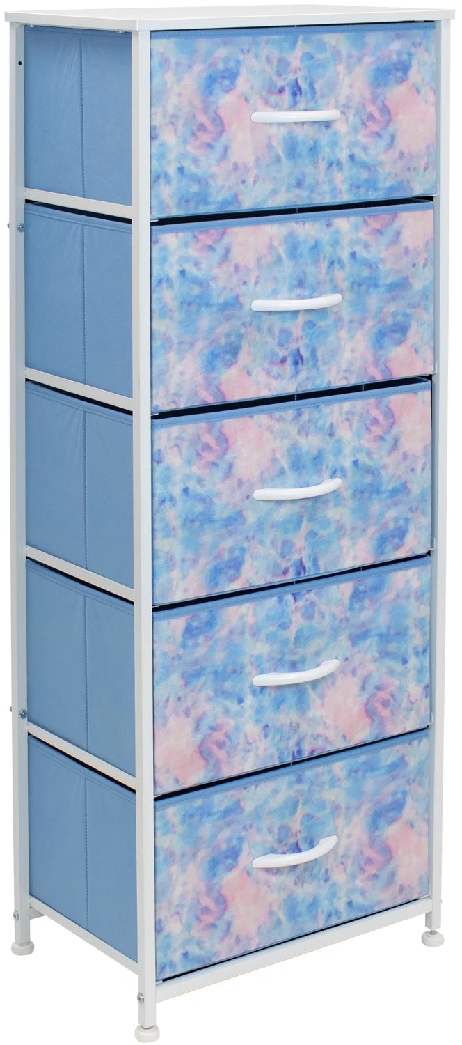 Fabric Dresser 5 Drawer W7495
