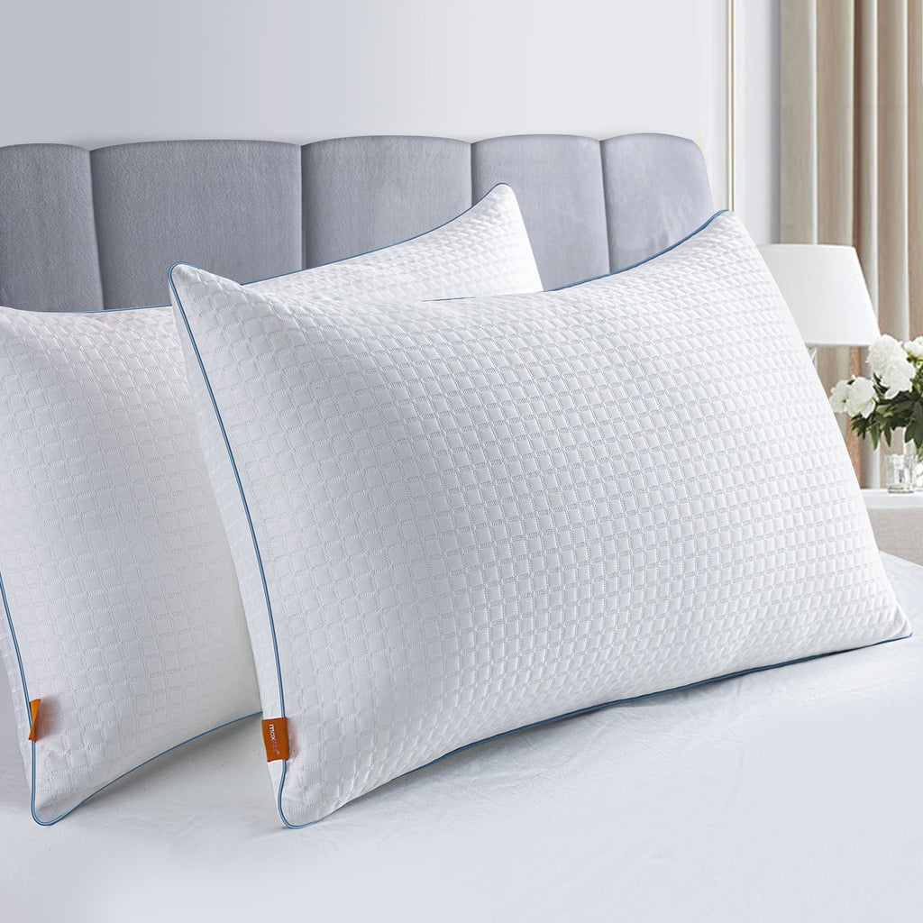 2 Pack Down Alternative Pillows with Removable Cover V8469