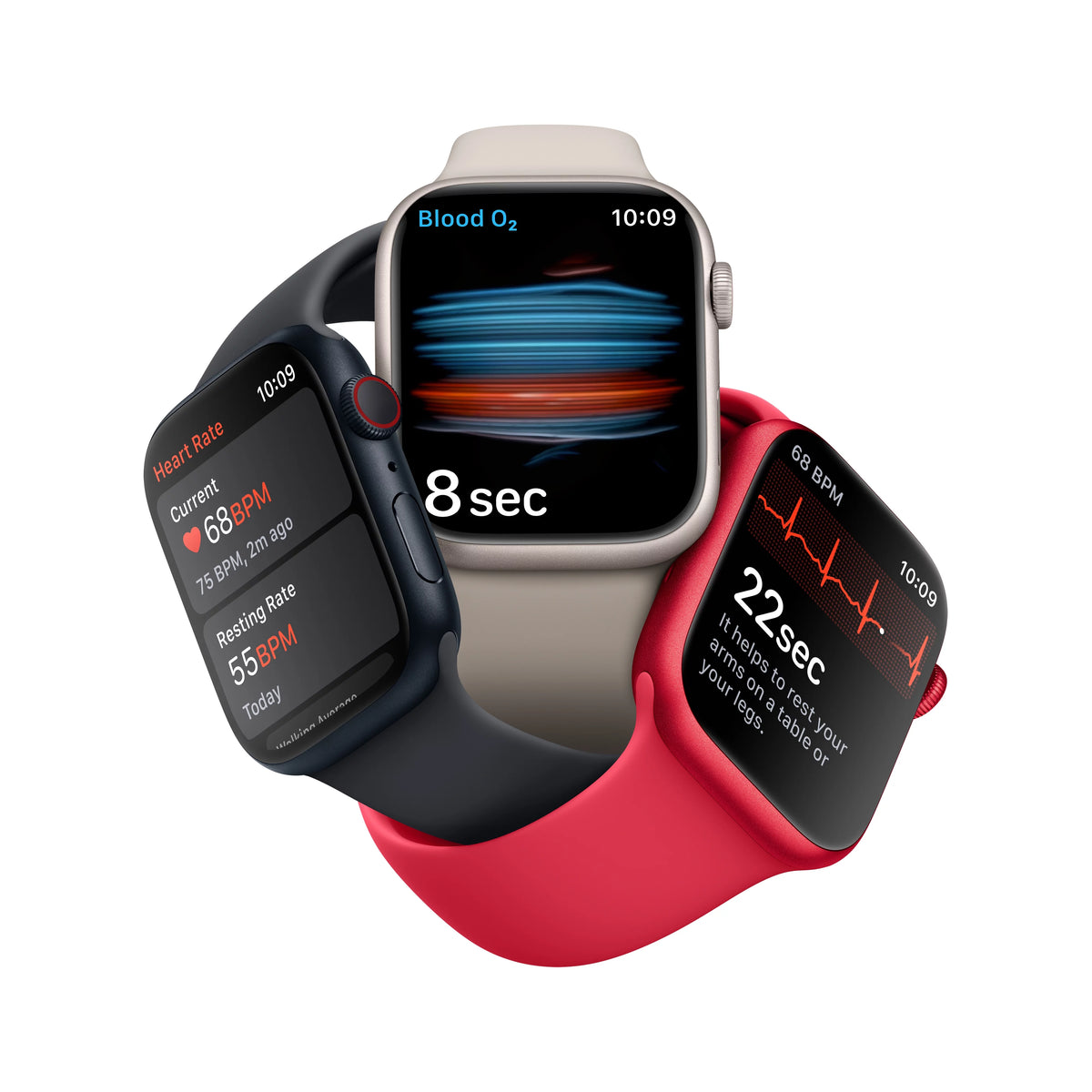 Silver Aluminum Case with White Sport Band Smartwatch C172172