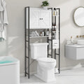 White Over The Toilet Storage Cabinet with 2 Doors O622105