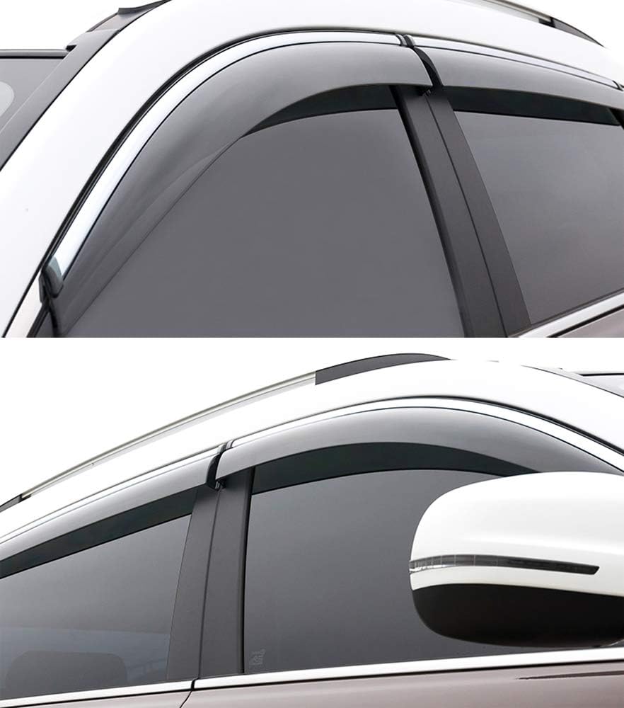 Car Window Visor Vent Shade Deflector Sun/Rain Guards K872108