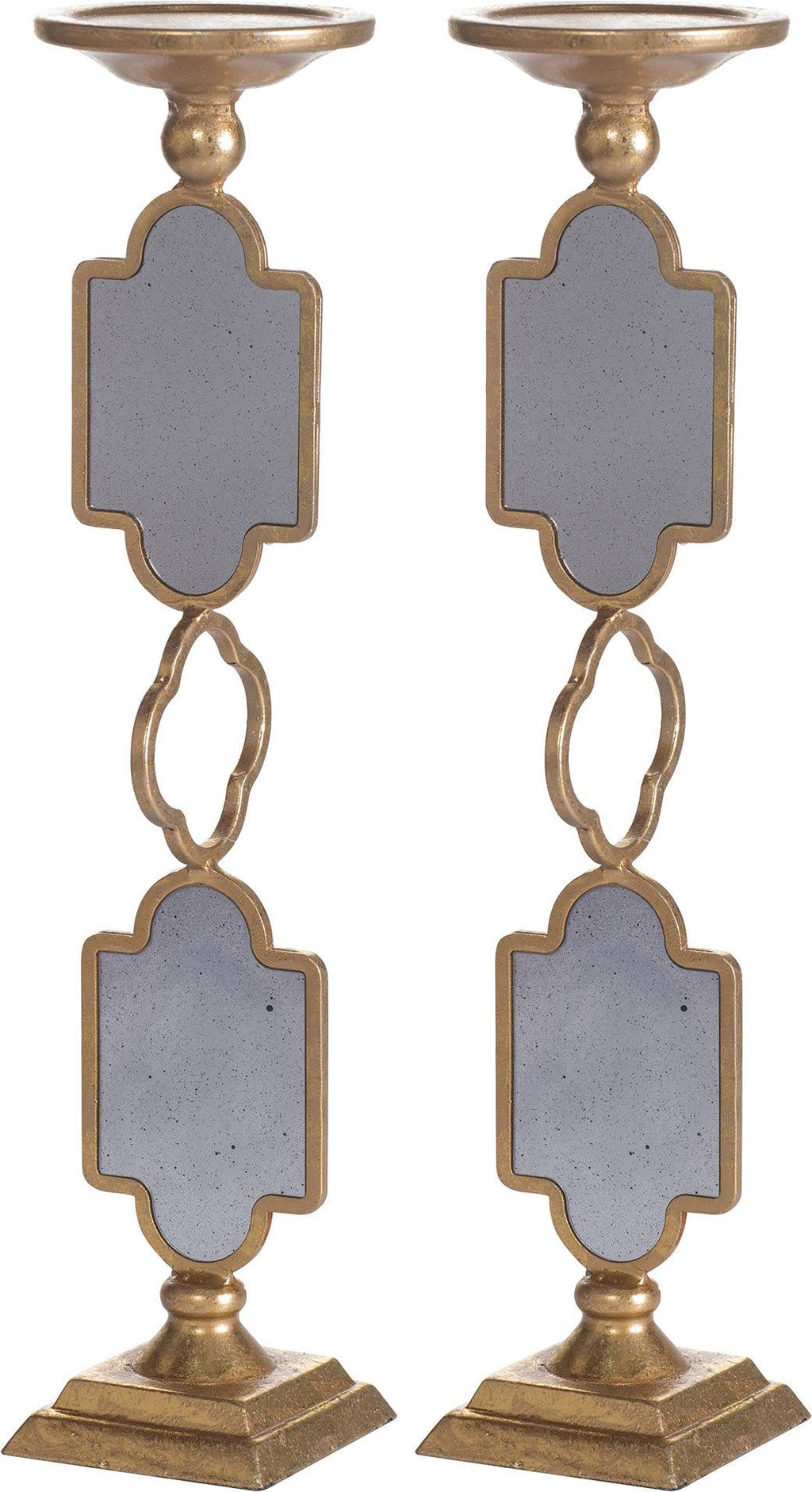 Gold Grand Candle Holder (Set of 2) B323