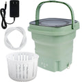 Portable Foldable Mini Washing Machine with Drain Basket S48637