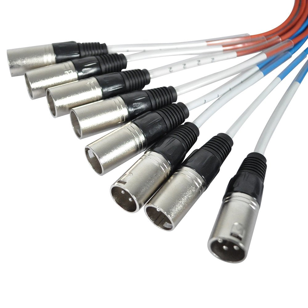 6 Channel 30-Feet Pro Audio Sub Snake Cable S3615