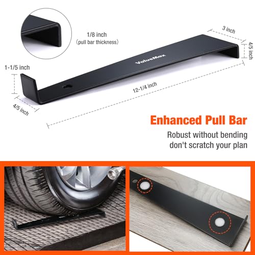 Laminate Wood Flooring Installation Kit with Tapping Block, Pull Bar, Mallet, Kneepads, 30-Piece Spacers T943442
