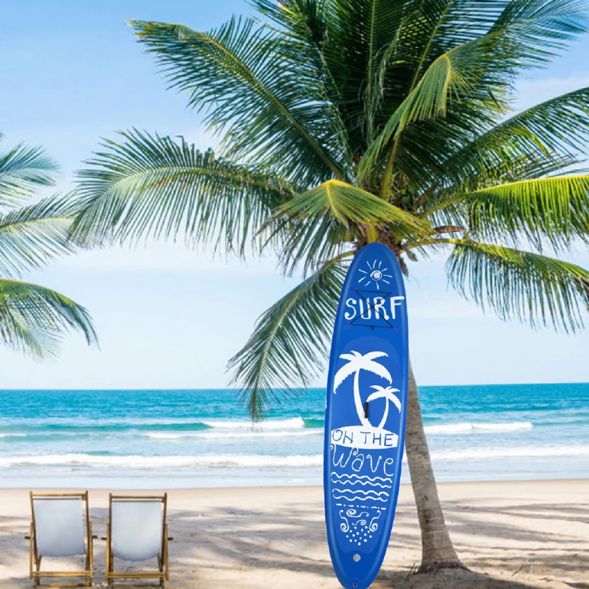 11' Inflatable Stand Up Paddle Board with Carry Bag N684