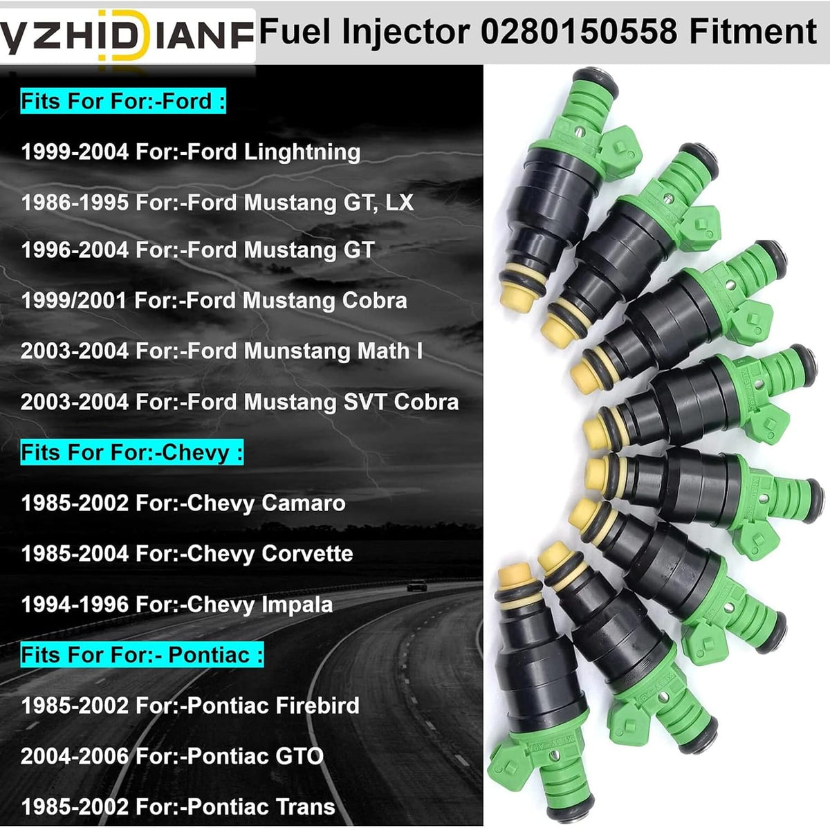 Fuel Injector 8 Pcs P600