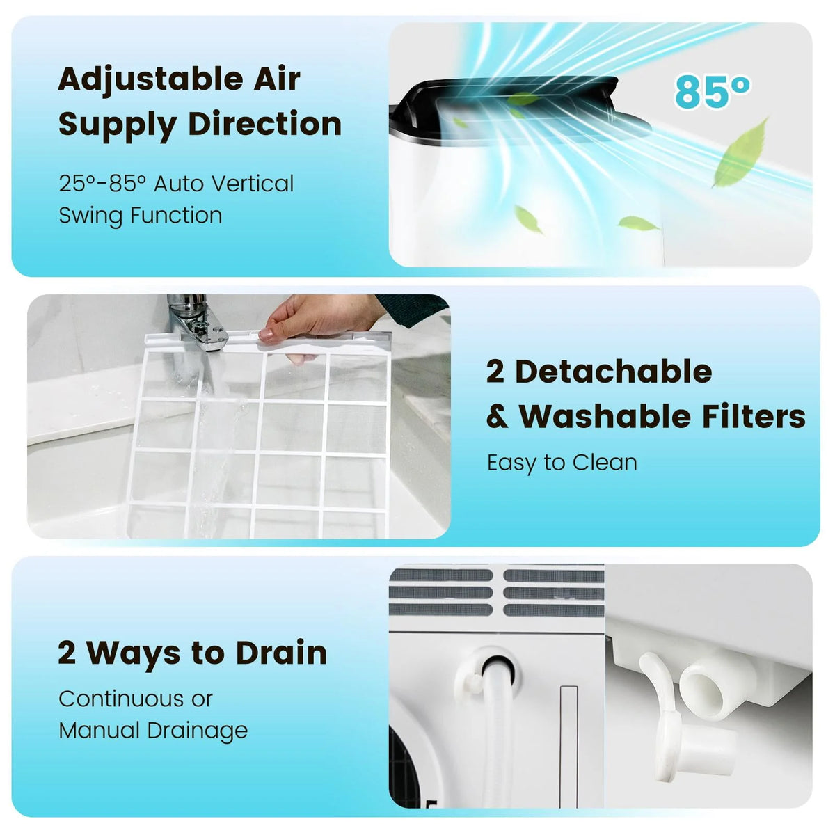 13000 BTU Smart Portable Air Conditioner & Heater V561061