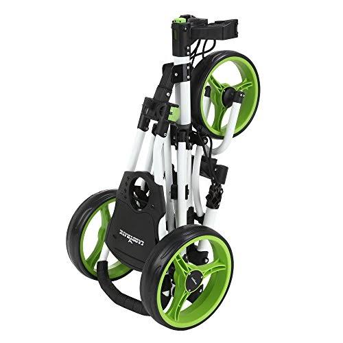 White Green Folding Golf Push Cart L309