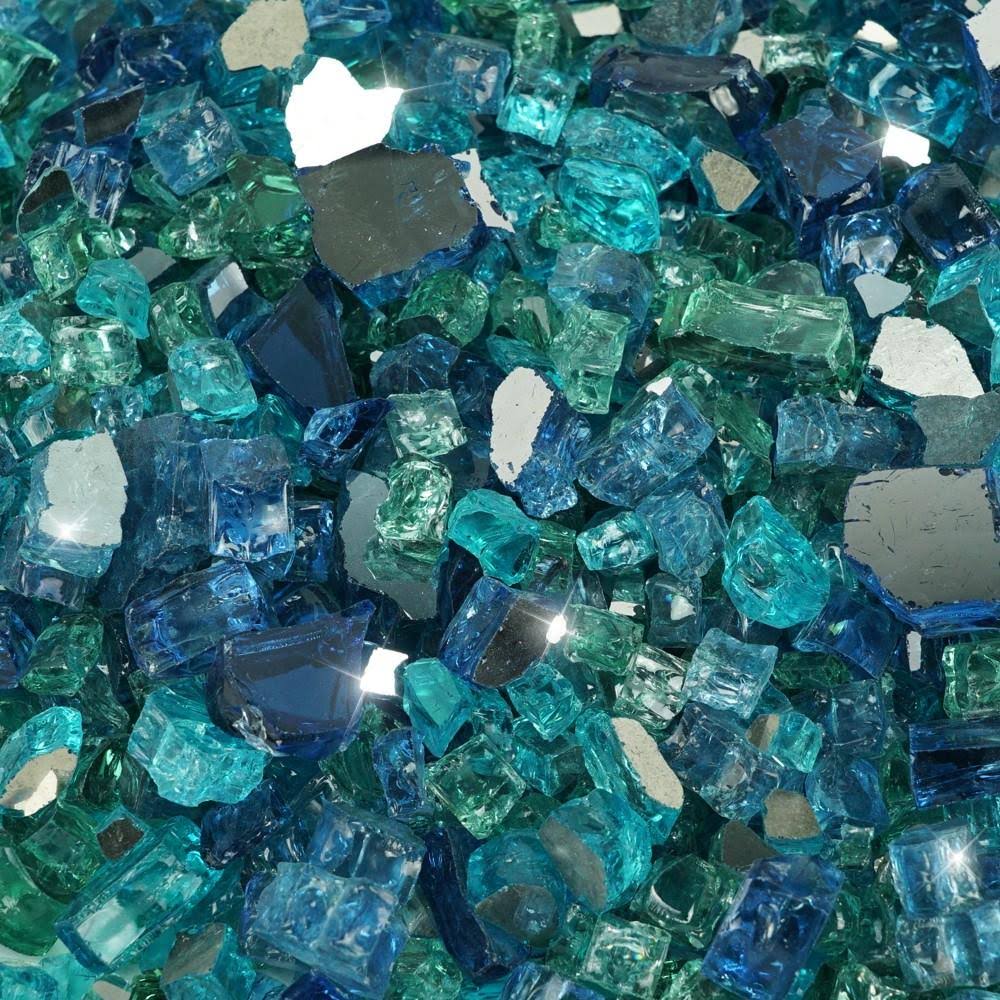 1/2x22 Ocean Deep Pre-Mixed Fire Glass (10 lbs) P661