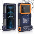 Waterproof Protective Case for Samsung Galaxy F62 and Phones Up to 6.9 Inch with Lanyard V5562