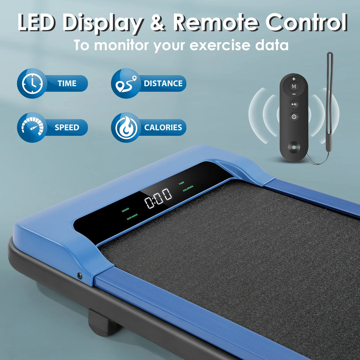 2.5HP Under Desk Treadmill with LED Display F542731
