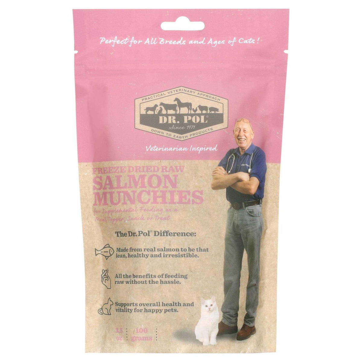 Freeze Dried Salmon Dog Treat and Meal Topper Q13520