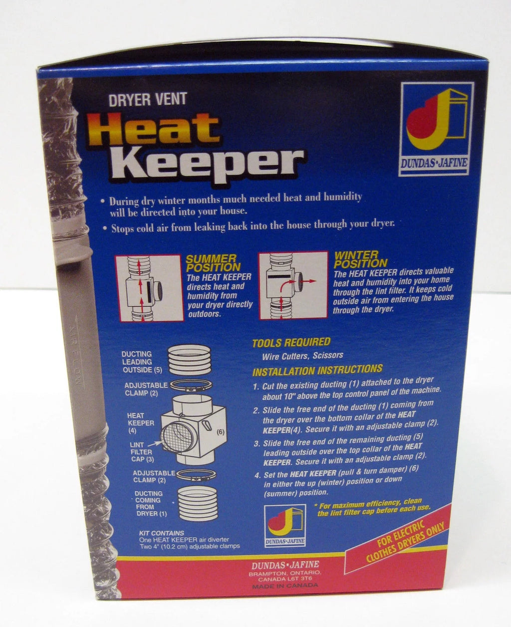 White Plastic Dryer Kit B516