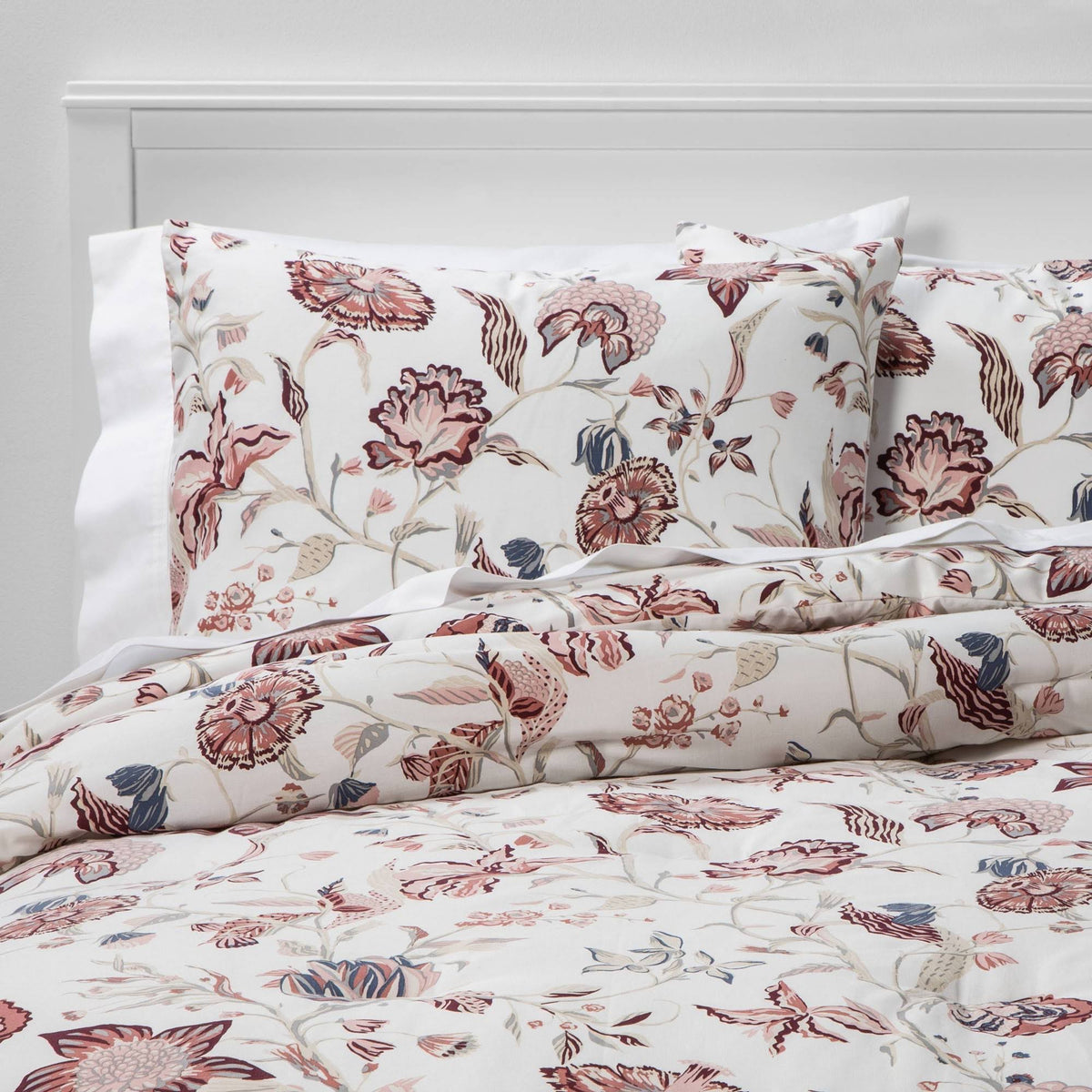 Full/Queen Floral Printed Comforter & Sham Set E99853