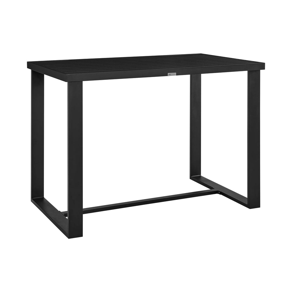 Black Patio Bar Height Dining Table K99421