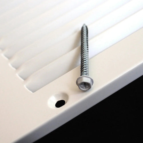 12"w X 24"h Steel Return Air Grilles - White Y42592
