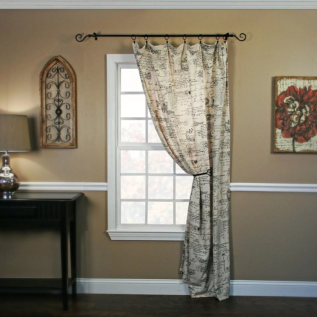 Crushed Taffeta Curtain Panel V935259