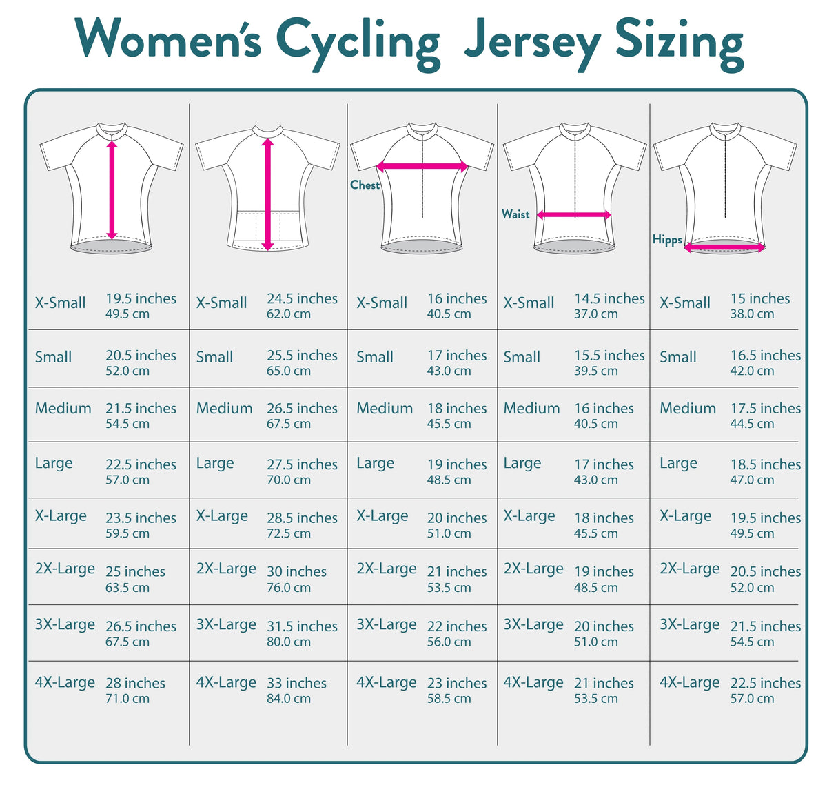 Full Zipper Cycling Jersey for Women - Size XS F940
