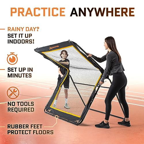 5x7 Feet Lacrosse Rebounder with Carry Bag V39145