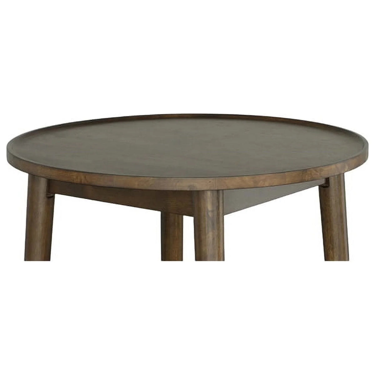Wood Round Bar/Pub Table in Walnut Brown N9843