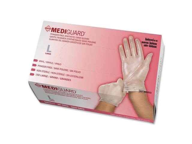 Clear Large Vinyl Exam Gloves L585973