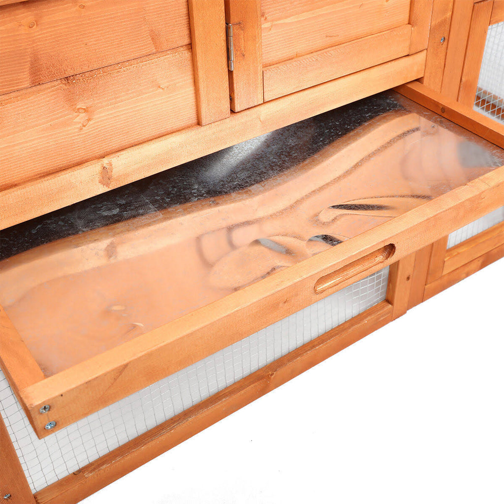 Wooden Chicken Coop Rabbit Hutch Pet Cage C613956