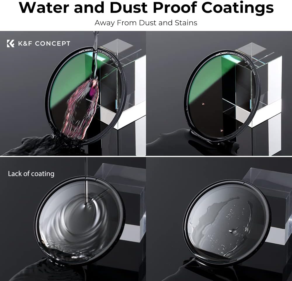 82mm Magnetic Lens Filter Kit MCUV CPL Neutral Density ND1000 Multi-Coated Optical Glass A9109