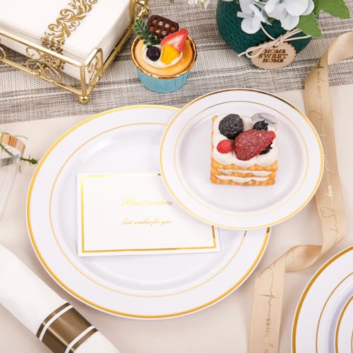 350 Piece Gold Dinnerware Set for 50 Guests Q275877