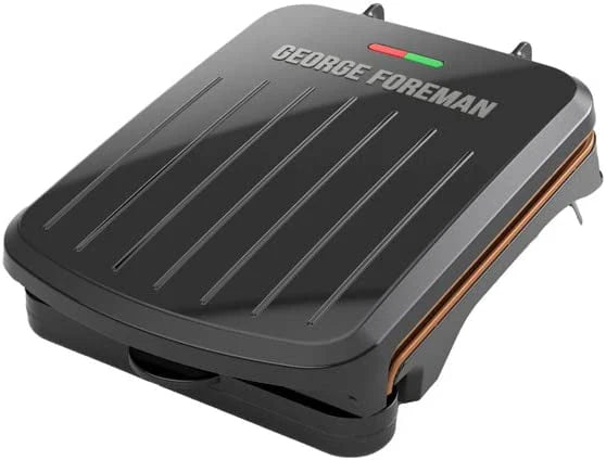 Black Electric Indoor Grill and Panini Press Q322
