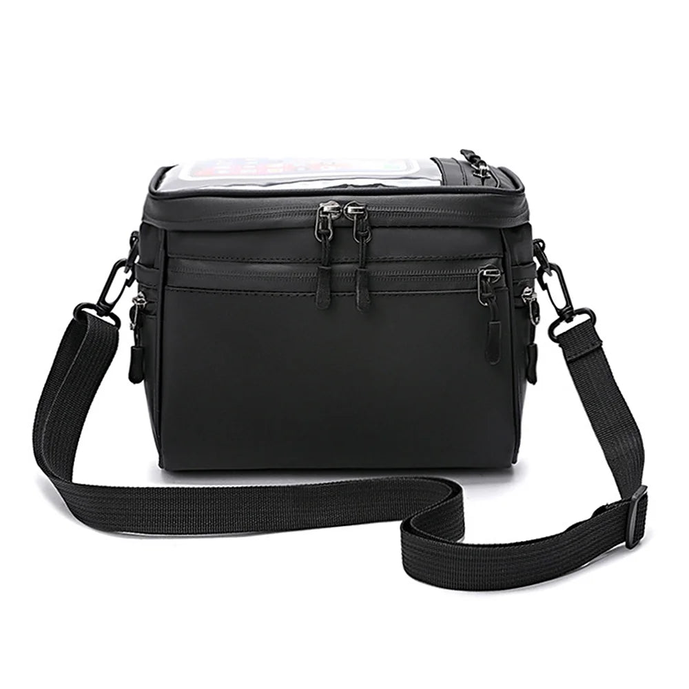Bicycle Handlebar Bag Front Tube Bag Shoulder Bag Carrier Pouch Z5313