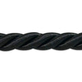 Black 20-Yard Twisted Cord Trim R93273