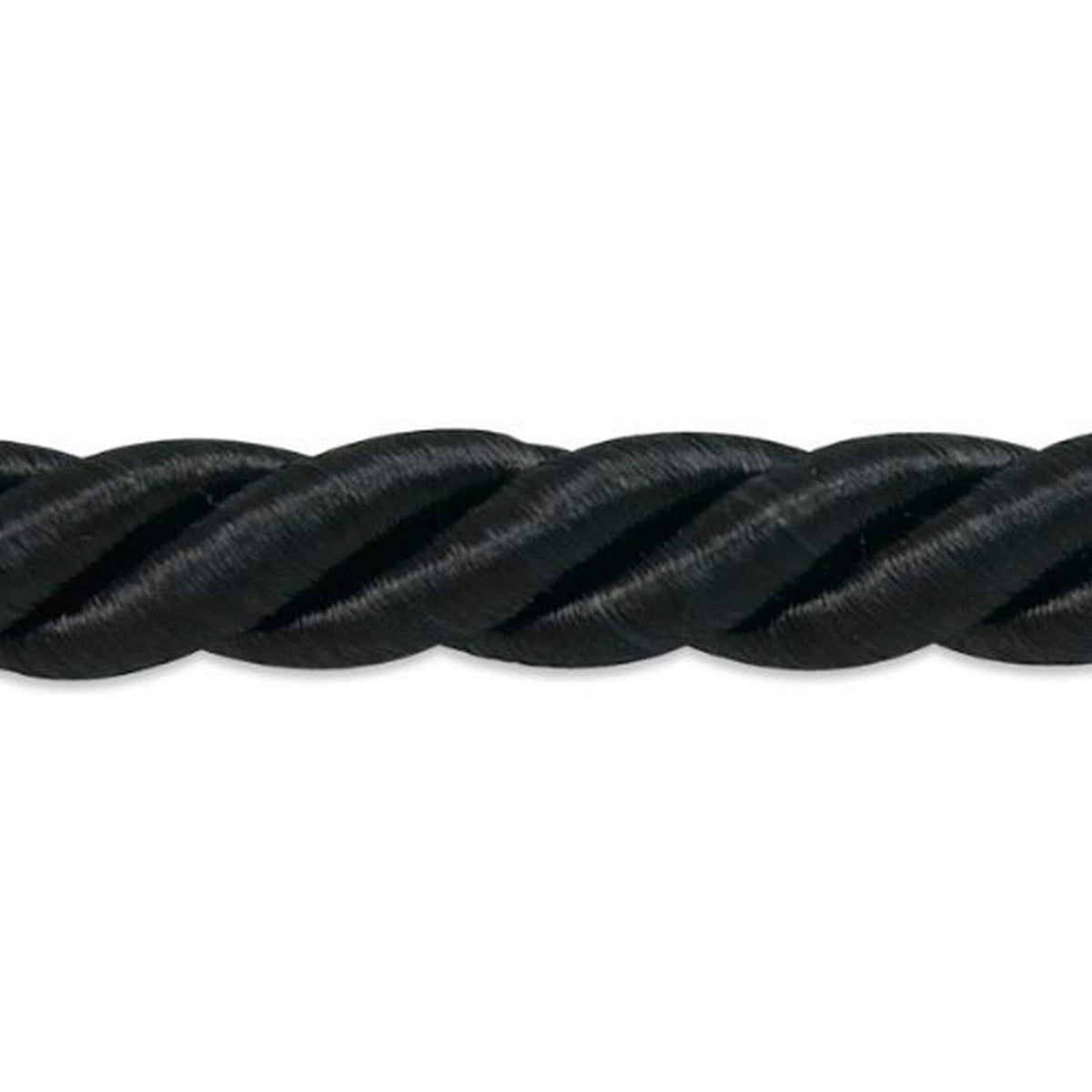 Black 20-Yard Twisted Cord Trim R93273