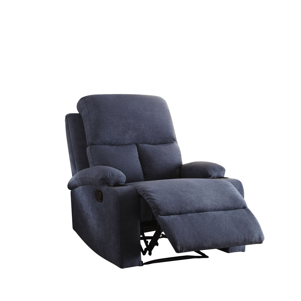 Blue Velvet Recliner E143