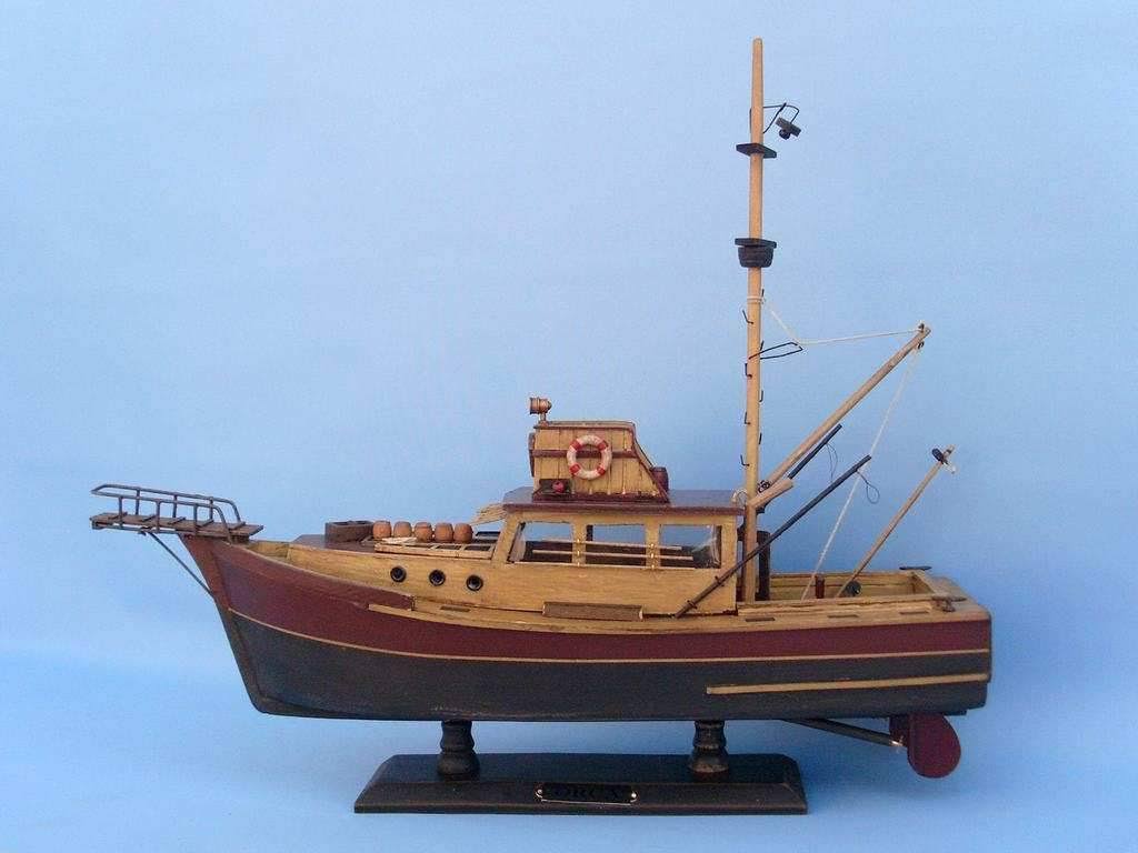 Wood Model Boat Nautical Decoration T203