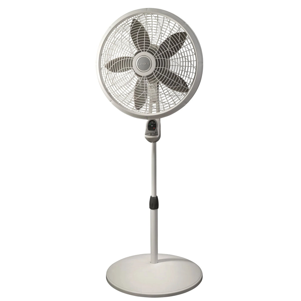 18 Oscillating Pedestal Fan with Remote, 3 Speeds, Black B3468