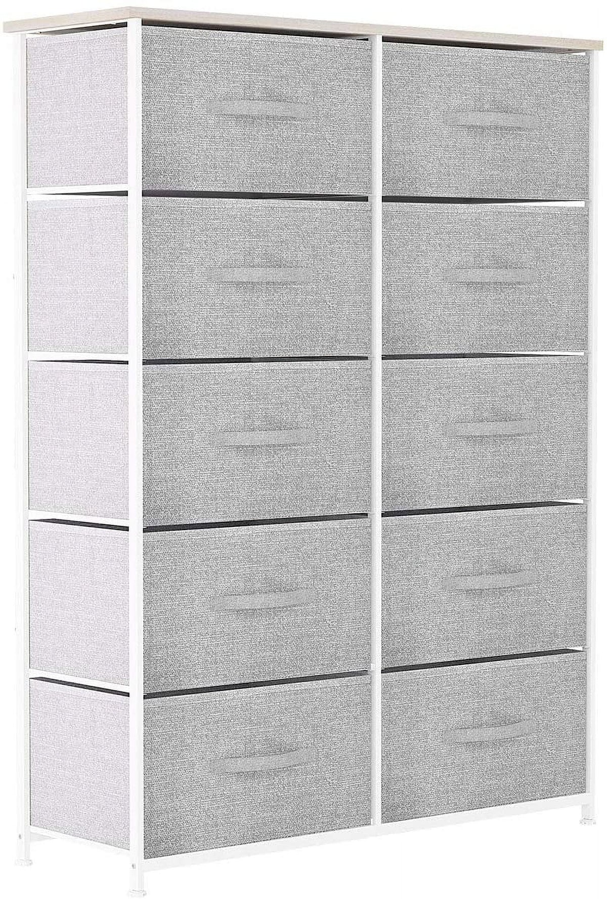 10 Drawer Fabric Storage Dresser T132016