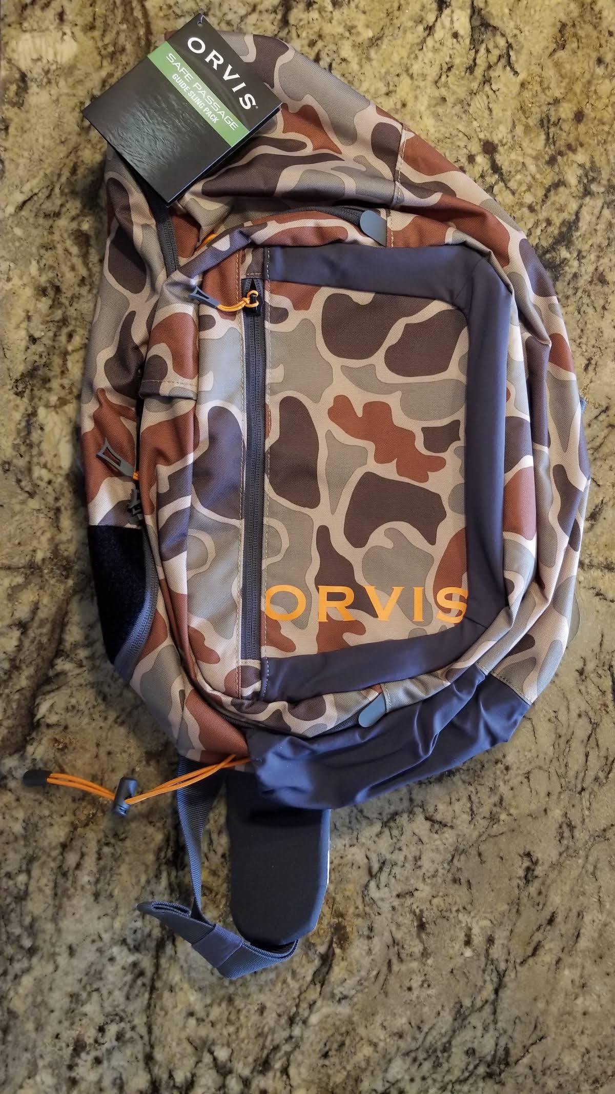 Brown Camo Sling Pack W3022