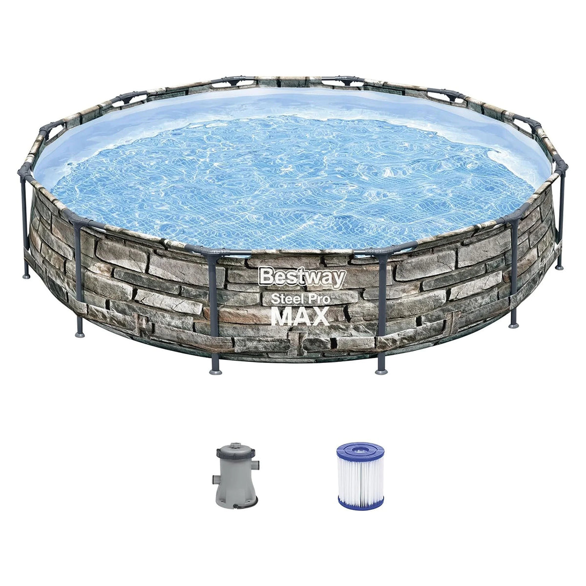 12' x 30 Round Above Ground Pool with Pump B1122